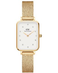 Daniel Wellington - Goldene Quadro Damenuhr Elegantes Design - Lyst