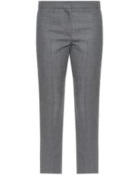 McQueen - Cropped Trousers - Lyst