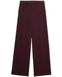 Oltre - Broeken ,Rood ,Polyester Palazzo Broek - Lyst