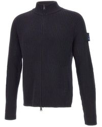 Premiata - Geribbelde Cardigan Met Rits - Lyst