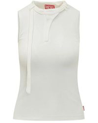 DIESEL - Cotton Tank Top - Lyst
