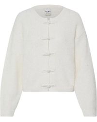 Ichi - Truien & Vesten ,Wit ,Ihandora Cardigan - Lyst