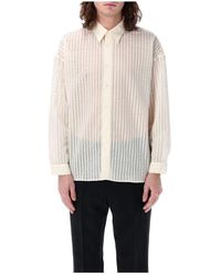 sunflower - Weiß Gestreiftes Hemd Ss25 - Lyst