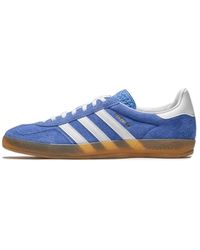 adidas - Blaue fusion gazelle indoor sneaker - Lyst