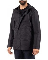 Fay - Jassen ,Blauw ,Stijlvolle Blouson Jas - Lyst