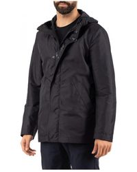 Fay - Jassen ,Blauw ,Stijlvolle Blouson Jas - Lyst