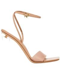 Gianvito Rossi - Plexi Riemen High Heel Sandalen - Lyst