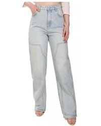 HUGO - Loose Fit Jeans - Lyst