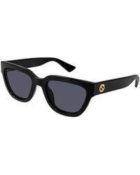 Gucci - Stylische sonnenbrille schwarz gg1578s,schwarze sonnenbrille mit zubehör,gg1578s 002 sunglasses - Lyst