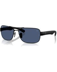 Ray-Ban - Vierkante Zonnebril Met Ferrari-Logo - Lyst