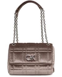 Calvin Klein - Stilvolle synthetische schultertasche mit logo - Lyst