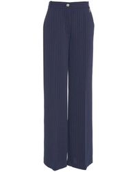 Guess - Broeken ,Blauw ,Slim Fit Blauwe Broek - Lyst