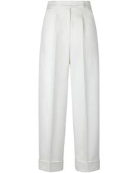 Max Mara - Wide Trousers - Lyst