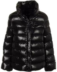 Fay - Schwarze Steppjacke Mit Hohem Kragen - Lyst