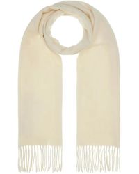 Max Mara - Accessoires ,Wit ,Kasjmier Winter Sjaal - Lyst