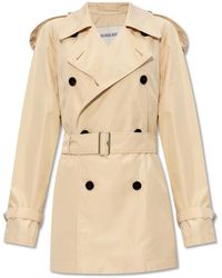 Burberry - Trench coat in seta - Lyst