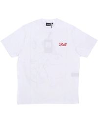 DOLLY NOIRE - Weißes Kurzarm-Baumwoll-T-Shirt - Lyst