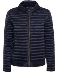 Save The Duck - Jassen ,Blauw ,Nylon Gewatteerde Jas Alyssa Model - Lyst