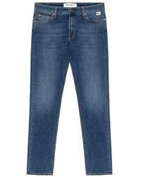 Roy Rogers - Slim Fit Denim Jeans Mit Mittlerer Waschung - Lyst