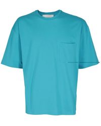 Amaranto - Tops ,Blauw ,Katoen T-Shirts - Lyst