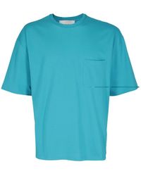 Amaranto - Tops ,Blauw ,Katoen T-Shirts - Lyst