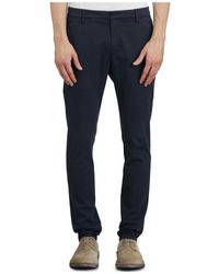 Dondup - Broeken ,Blauw ,Katoen Cotton Gaubert Model Broek - Lyst