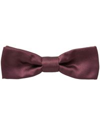 Dolce & Gabbana - Accessoires ,Bruin ,Verstelbare Zijden Vlinderdas Bruin Gebonden - Lyst