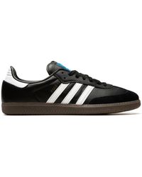 adidas - Fitness ,Zwart ,Samba Sneakers - Lyst