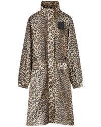 Ganni - Jassen ,Veelkleurig ,Nylon Flyweight Nylon Leo Parka - Lyst