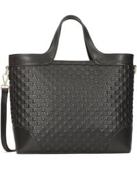 Kazar - Große Handtasche Aus Leder Verziert Mit Geprägtem Muster - Lyst