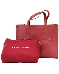 Marc Ellis - Rote Shopper-Tasche Mit Abnehmbarem Riemen - Lyst
