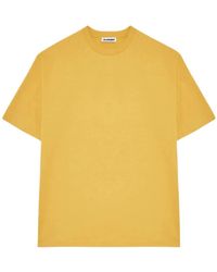 Jil Sander - T-Shirt Met Ronde Hals - Lyst