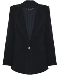 Kocca - Elegante einreiher-jacke mit profildetail - Lyst