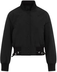 Givenchy - Langärmliger blouson mit gürtel - Lyst
