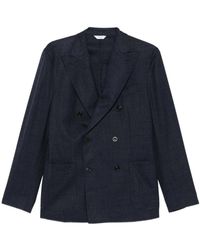 Boglioli - Jassen ,Blauw ,Wol Double-Breasted Blazer - Lyst