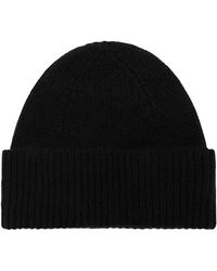 Roberto Collina - Accessoires ,Zwart ,Kasjmier Cashmere Beanie - Lyst