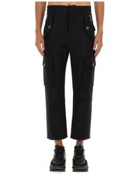 Balmain - Cropped Trousers - Lyst