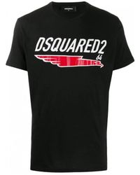 DSquared² - Schwarzes Herren T-Shirt Stay Cool - Lyst