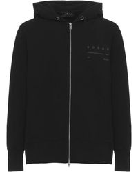Hogan - Hoodies & Sweatvesten ,Zwart ,Katoen Cotton Zip-Up Sweatshirt - Lyst