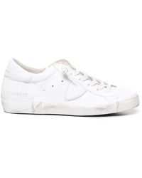 Philippe Model - Sneakers aus Vintage-Effekt Ziegenleder - Lyst