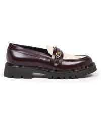 Baldinini - Bürstacle-Leder-Loafer - Lyst