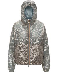 K-Way - Jassen ,Veelkleurig ,Nylon Laurette Super Light Lami Jacket - Lyst