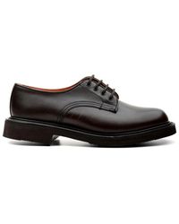 Tricker's - Linda espresso borr flache schuhe - Lyst