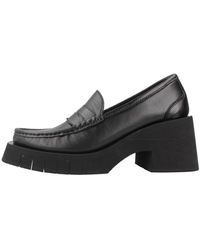 Paloma Barceló - Leder mokassin loafers - Lyst
