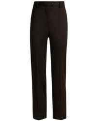 Kiton - Broeken ,Bruin ,Wol Elegante Wollen Broek - Lyst