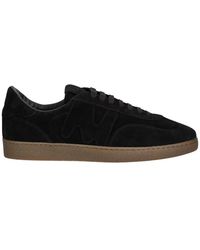 MSGM - Wildleder-Sneakers Mit Niedrigem Schaft - Lyst