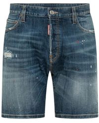 DSquared² - Denim Shorts - Lyst