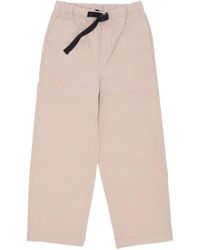 Element - Broeken ,Bruin ,Katoen Hoge Taille Ballonbroek Oxford Tan - Lyst