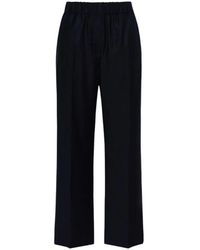 Weekend by Maxmara - Rechte Flanel Broek - Lyst