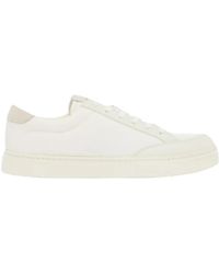 Emporio Armani - Jacquard Eagle Print Sneakers - Lyst